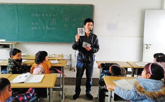 Một lớp học tại trường Tiểu học Tương Dương ở một ngôi làng hẻo lánh thuộc tỉnh Vân Nam, Trung Quốc. (Ảnh: China Daily)