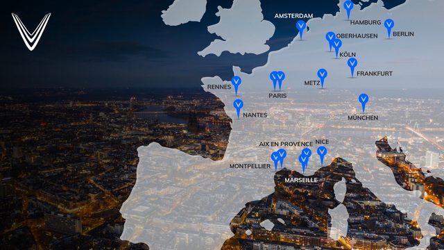 VinFast công bố kế hoạch mở hơn 50 VinFast Store đầu tiên tại Đức, Pháp và Hà Lan - Ảnh 1.