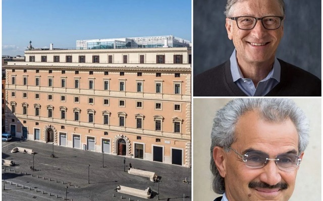 Bill Gates sẽ làm khách sạn 6 sao ở Rome. Ảnh: Billgates/Facebook