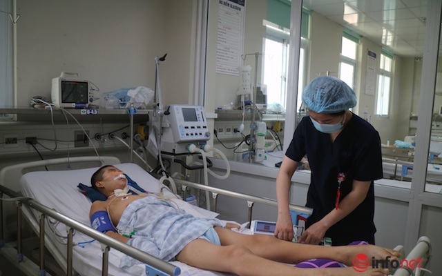 Một trường hợp trẻ bị viêm não từng được điều trị tại Bệnh viện Nhi Trung ương  (Ảnh minh hoạ)