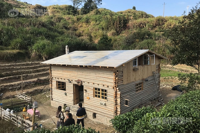 Lost in love, the young girl went to the mountains to build a beautiful house like a fairy tale, raised chickens and ducks by herself, sewed clothes to embrace the dream of being a Cinderella - Photo 1.