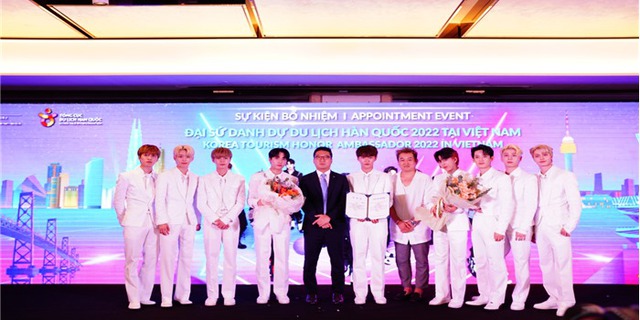 Nhóm nhạc tân binh BLANK2Y được bổ nhiệm là Đại sứ danh dự du lịch Hàn Quốc tại Việt Nam - Ảnh 1.