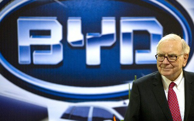 Berkshire Hathaway của Warren Buffett nắm giữ 20,5% cổ phần BYD. Ảnh: Bloomberg/Getty Images