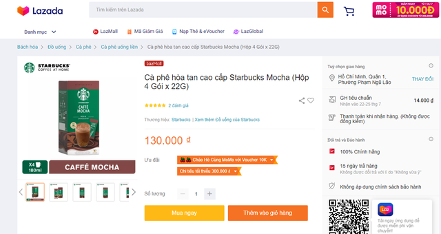 Starbucks ra mắt cà phê hòa tan cao cấp từ 100% Arabica, giá bán lẻ lên tới 32.500 đồng/gói - Ảnh 1.