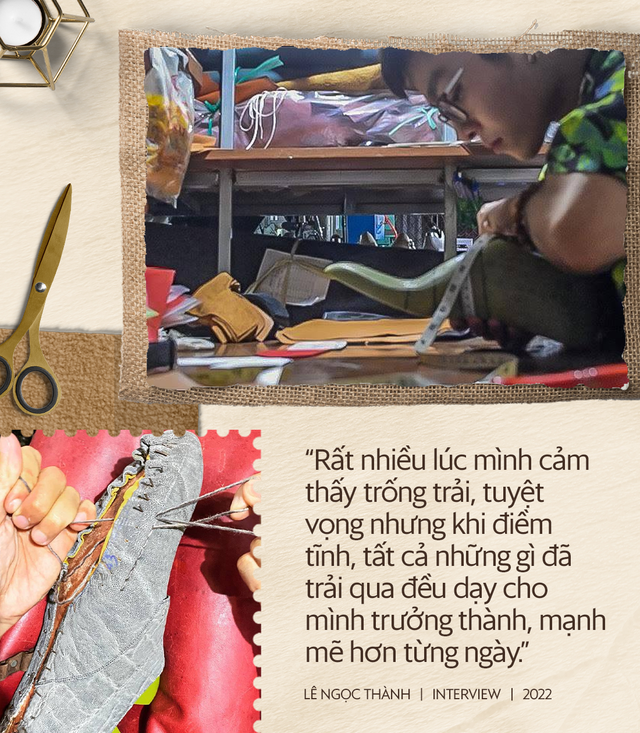 Từ chàng sinh viên bán giày secondhand đến thợ làm giày thủ công của 9X Tiền Giang: Từng tủi hổ trong căn phòng trọ 12 m2, làm việc vặt kiếm tiền để nuôi giấc mơ lớn - Ảnh 3.