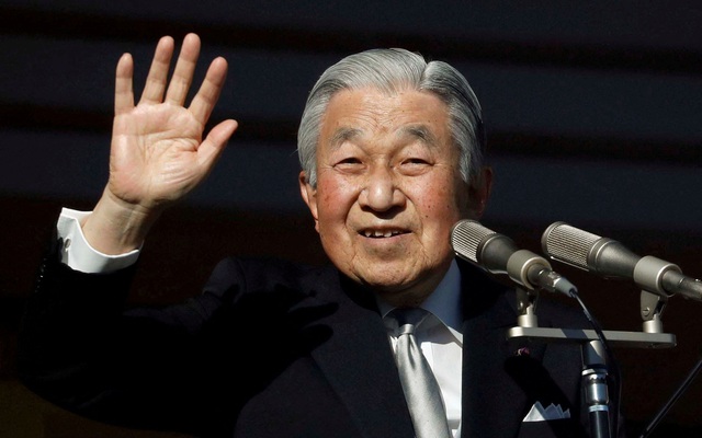 Thái thượng hoàng Akihito - Ảnh: REUTERS