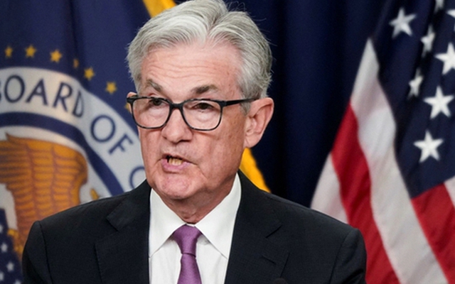 Chủ tịch Fed trả lời họp báo ngay say khi cuộc họp kết thúc. Ảnh: Reuters.