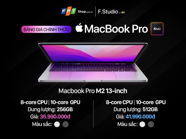 FPT Shop bất ngờ mở bán sớm MacBook Pro M2 2022
                         [HOT]
