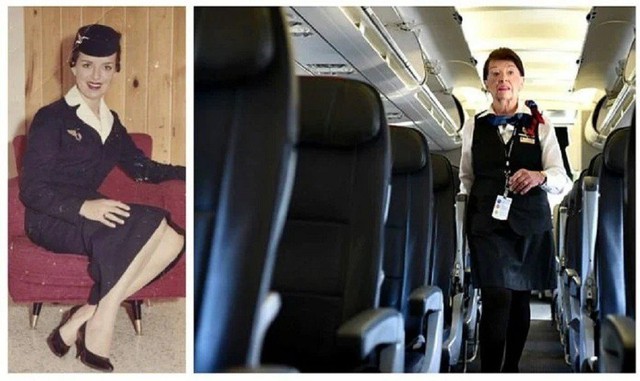 Vẻ đẹp của nữ tiếp viên hàng không già nhất thế giới ở tuổi 86 - Ảnh 3.