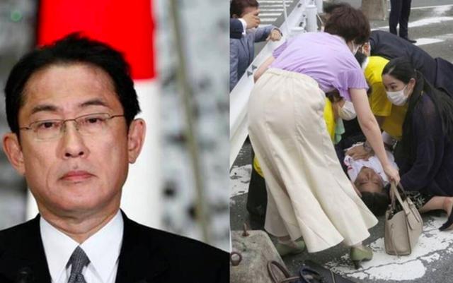 Thủ tướng Fumio Kishida lên án hành động tấn công cựu Thủ tướng Abe Shinzo là man rợ, không thể tha thứ.