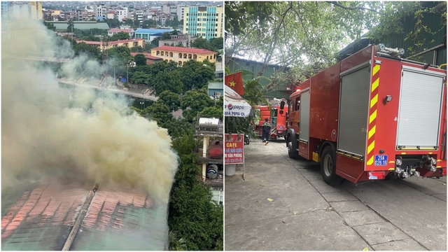 Cháy lớn tại tòa nhà 5 tầng ở Trường Chinh, Hà Nội - Ảnh 3.