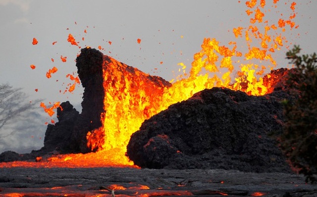 Núi lửa Kilauea ở Hawaii (Mỹ) - Ảnh: THE NEW YORK TIMES