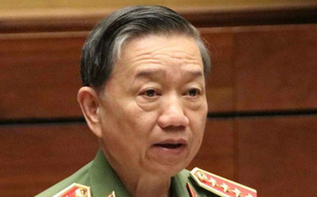 Đại tướng Tô Lâm - bộ trưởng Bộ Công an - Ảnh: Q.H