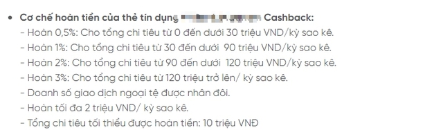 Hiểu đúng về hoàn tiền và chuyển đổi trả góp 0% trong các ưu đãi của thẻ tín dụng - Ảnh 2.