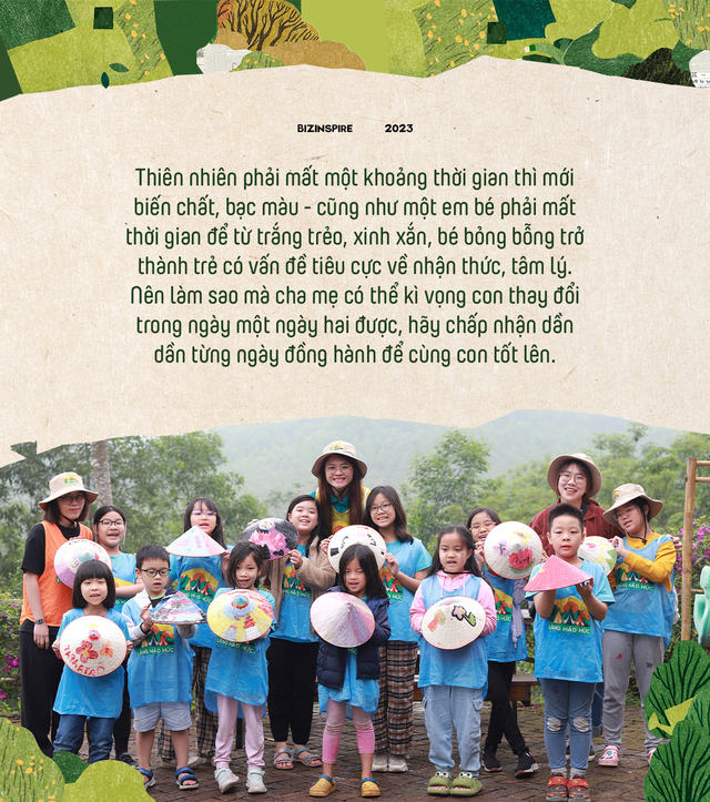 Sau Hộp Háo Hức, MC Minh Trang về quê tự tay đào đất đồi đá sỏi, xúc phân gà bón cây, xây làng sinh thái để trẻ em có tuổi thơ đích thực - Ảnh 5.
