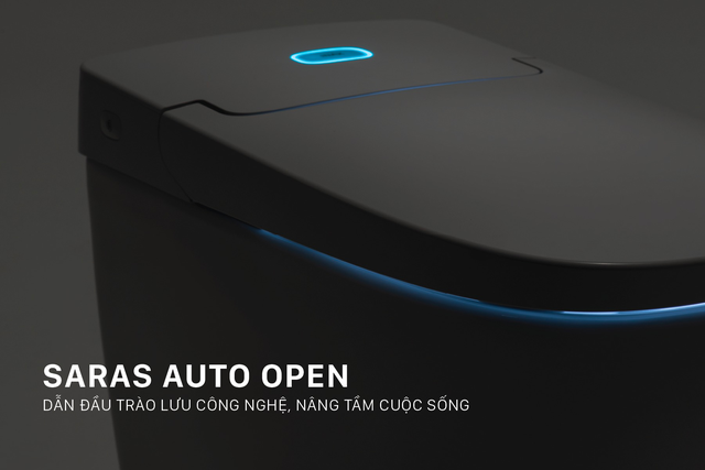 Bàn cầu điện tử SARAS – sản phẩm đột phá cho không gian phòng tắm gia đình - Ảnh 1. Bàn cầu điện tử SARAS – sản phẩm đột phá cho không gian phòng tắm gia đình - Ảnh 1.