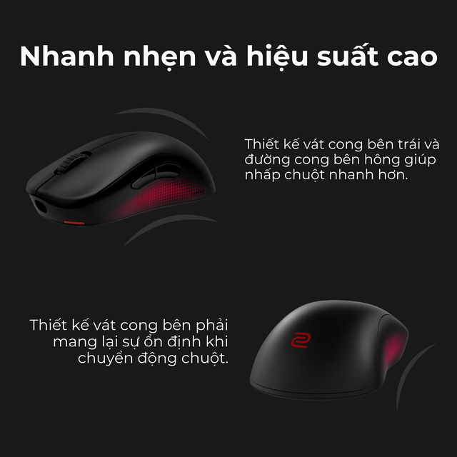 ‘Bom tấn’ của nhà Zowie: Màn hình 540Hz, chuột không dây công thái học - bộ đôi ‘chân ái’ của game thủ là đây!  - Ảnh 5.