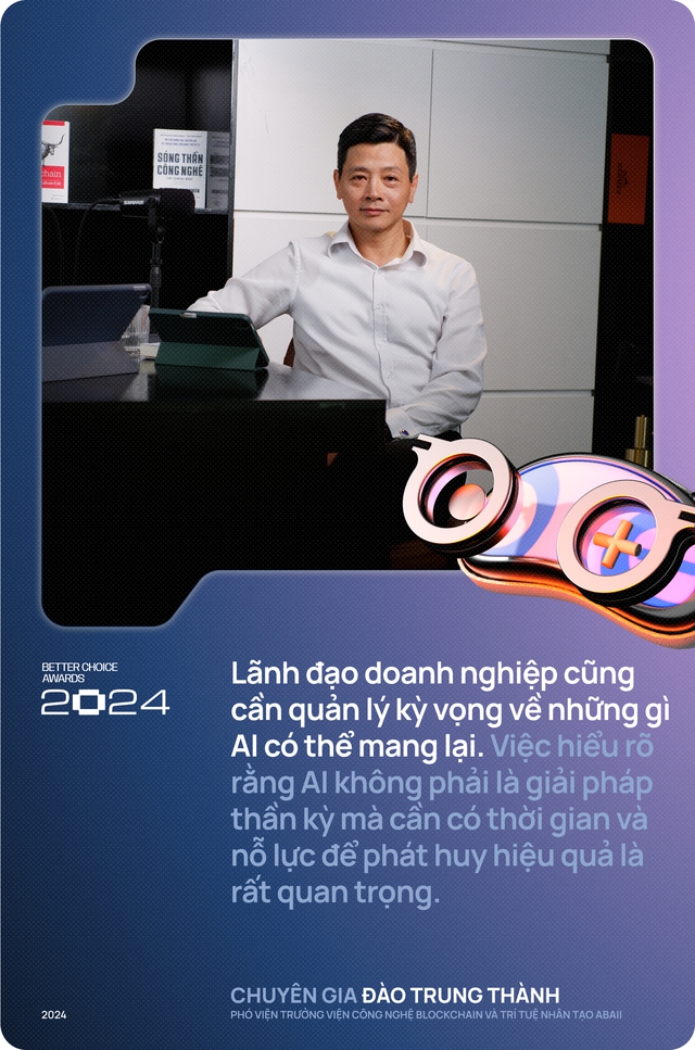 Phó Viện trưởng Viện Công nghệ Blockchain và Trí tuệ nhân tạo ABAII - Ông Đào Trung Thành: AI không phải 'Cây Đũa Thần', doanh nghiệp cần cân nhắc áp dụng theo nhu cầu thực tế- Ảnh 3.