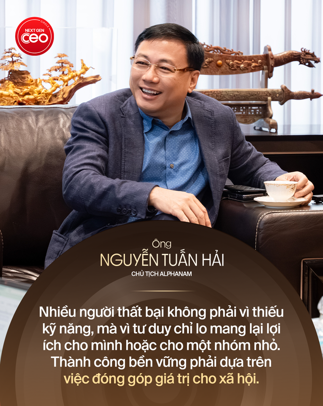 Nhìn thần thái - Chạm tầm lãnh đạo: Chủ tịch Alphanam Nguyễn Tuấn Hải tiết lộ bí quyết “nhìn người” trong xây dựng đội ngũ kế thừa - Ảnh 3.