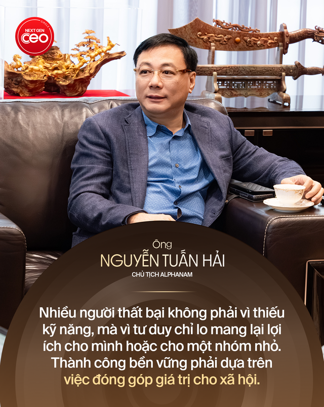 Nhìn thần thái - Chạm tầm lãnh đạo: Chủ tịch Alphanam Nguyễn Tuấn Hải tiết lộ bí quyết “nhìn người” trong xây dựng đội ngũ kế thừa - Ảnh 3.