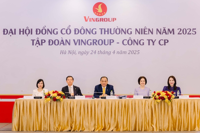 ĐHĐCĐ Vingroup: Mục tiêu doanh thu 300.000 tỷ đồng năm 2025- Ảnh 1.