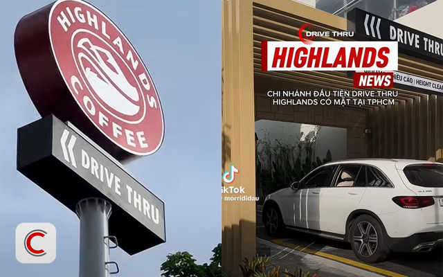 Highlands Coffee mang mô hình "drive-thru" về Việt Nam: Đặt đồ, lấy đồ đều không cần phải xuống xe - Ảnh 1.