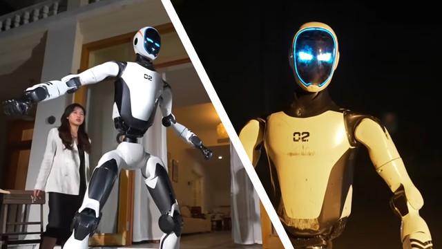 Trung Quốc ra mắt robot vệ sĩ biết tước dao, nhảy cao 4 mét, nhấc bổng đầu ô tô cứu người - Ảnh 1.