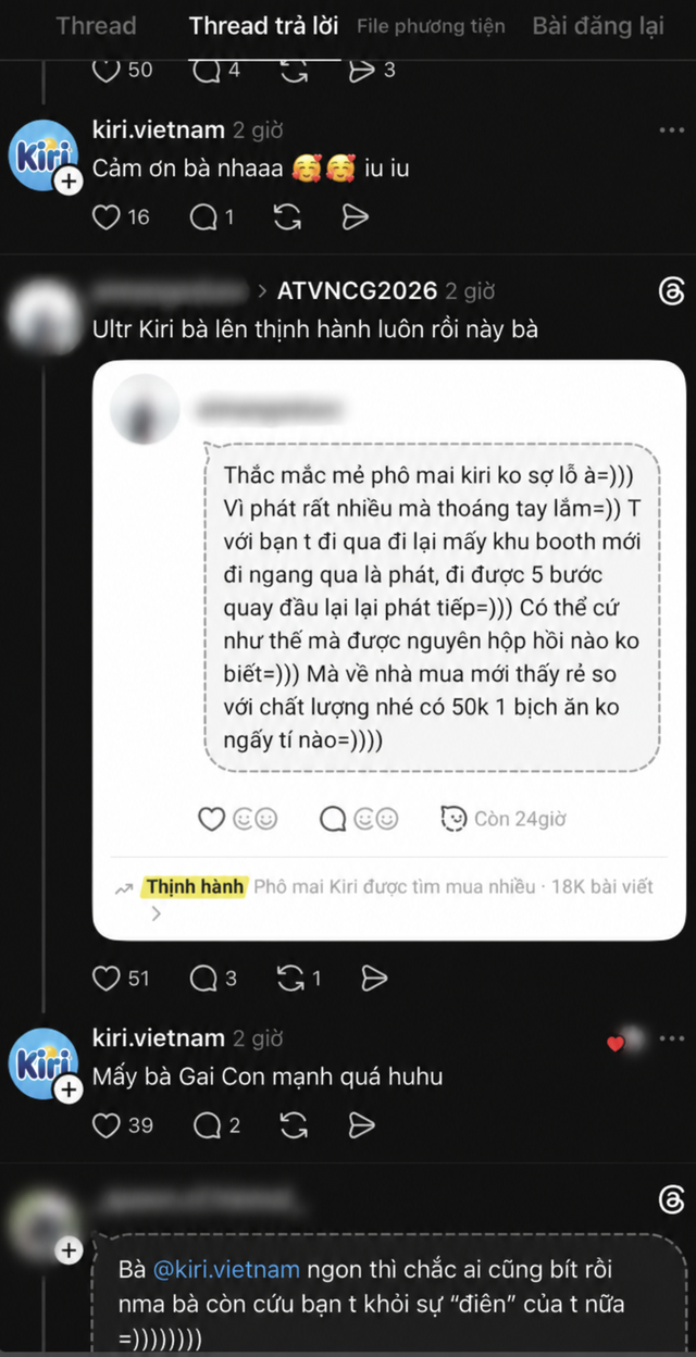 Phô mai phát miễn phí ở concert Chông Gai lên thịnh hành Threads: Fan đổ đi siêu thị săn hàng, còn tự