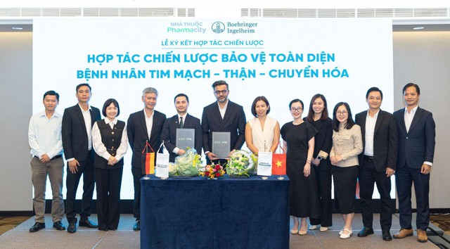 Pharmacity hợp tác chiến lược Boehringer Ingelheim thúc đẩy ứng dụng tiến bộ y khoa hiện đại, nâng chuẩn chăm sóc người bệnh tim mạch, thận, chuyển hóa - Ảnh 3.