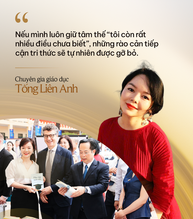 Chuyên gia giáo dục Tống Liên Anh: Luôn giữ tâm thế “tôi còn rất nhiều điều chưa biết”, chỉ ra 3 năng lực rất quan trọng trong thời đại AI  - Ảnh 6.