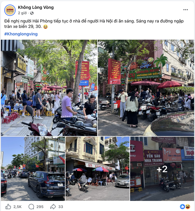 Hiện tượng "lạ" ở Hải Phòng sáng 30/4: Ra đường gặp toàn người Hà Nội, dân địa phương vừa buồn ngủ vừa buồn cười! - Ảnh 2.