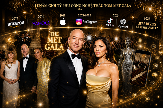 Tỷ phú công nghệ thâu tóm Met Gala 2026 như thế nào? - Ảnh 5.