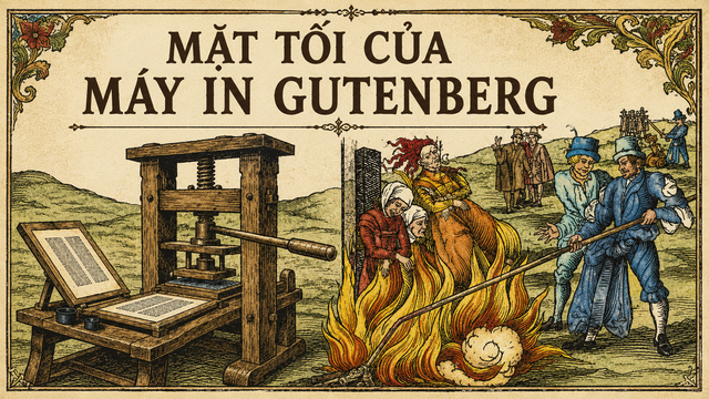 Nhân đề thi Văn THPT 2026: Máy in Gutenberg vừa giải phóng tri thức, vừa là cỗ máy lan truyền fake news đầu tiên của nhân loại - Ảnh 1.
