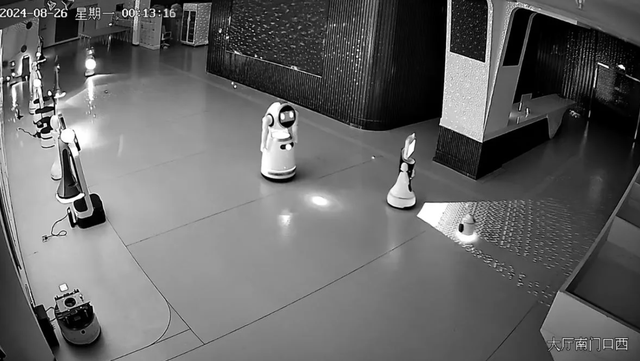 Robot tí hon "dụ" 12 robot lớn bỏ trốn khỏi phòng trưng bày lúc nửa đêm: Câu chuyện viral khiến cả Trung Quốc giật mình - Ảnh 1.