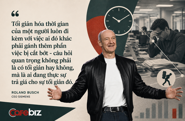 CEO Siemens không họp định kỳ với cấp dưới, trả lời email chỉ bằng