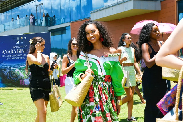 Dàn hoa hậu quốc tế Miss World 2026 khám phá “viên ngọc” thiên nhiên Bình Tiên - Ảnh 9.