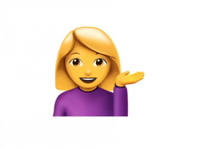 
Một số người dùng Emoji này để tỏ thái độ phớt lờ, nhưng thực ra nhân vật này là nhân viên ở quầy Thông tin.
