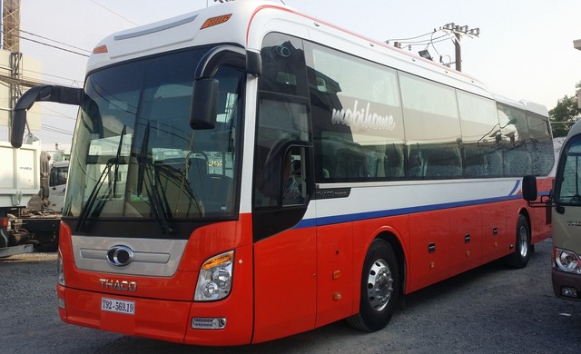 
Mẫu xe bus của Thaco.
