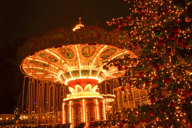 
Trivoli Gardens trong thời gian chào đón Giáng sinh
