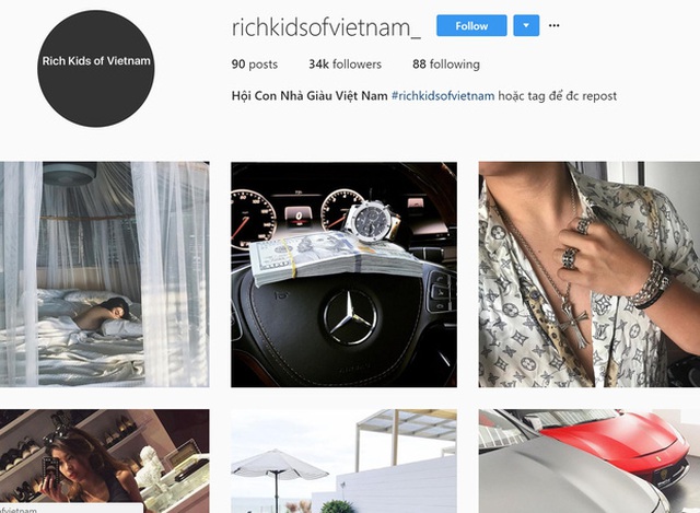 
Instagram Rich Kids of Vietnam nhận được sự quan tâm của báo chí Mỹ
