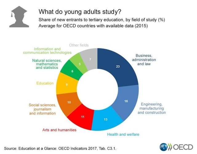 Bức tranh giáo dục các nước OECD năm 2017 có gì đặc biệt? - Ảnh 2.