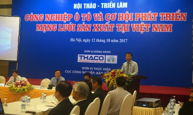 Thứ trưởng Bộ Công Thương: Chỉ có những doanh nghiệp đủ lớn mới kéo theo sự phát triển của ngành công nghiệp ô tô - Ảnh 1. Thứ trưởng Bộ Công Thương: Chỉ có những doanh nghiệp đủ lớn mới kéo theo sự phát triển của ngành công nghiệp ô tô - Ảnh 1.