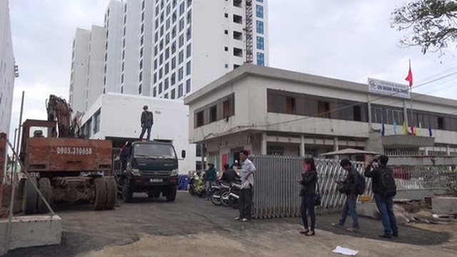 
Hiện trường vụ tai nạn tại dự án khách sạn Royal Lotus Đà Nẵng
