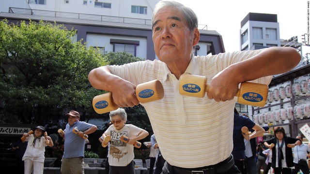 
Người Nhật rất chú ý tăng cường hoạt động thể chất, nâng cao sức khỏe.
