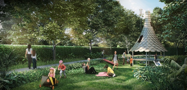 
Tạo dựng không gian sống xanh là phương thức mới thu hút khách hàng tại nhiều dự án
