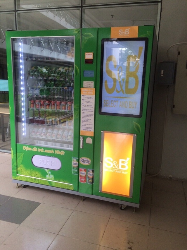  Vending machines are present in many large industrial parks across the country