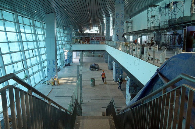 Cận cảnh nhà ga hành khách quốc tế hơn 3.500 tỷ đồng sắp hoàn thành ở Đà Nẵng - Ảnh 3.