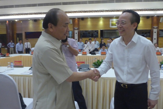 Thủ tướng Nguyễn Xuân Phúc gặp gỡ ông Đỗ Minh Phú - Chủ tịch HĐQT Tập đoàn DOJI