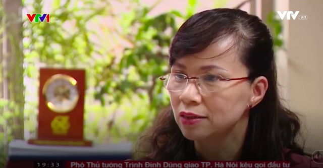 Bà Nguyễn Kim Phụng - Vụ trưởng Vụ Giáo dục Đại học. Ảnh chụp màn hình.