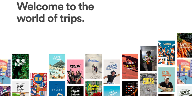 Dịch vụ lên hành trình Airbnb Trips